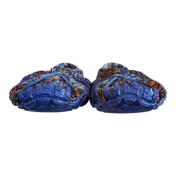Vibram Furoshiki The Wrapping Sole Shoes #16UAC08 Blue Flower Unisex Size M - Picture 5 of 14